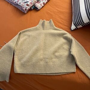 Dissh Cozy tan Turtleneck Sweater